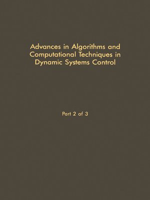 cover image of Control and Dynamic Systems V29